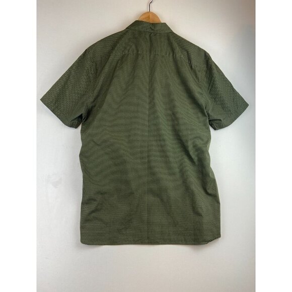 Le 31 Simons Men's Short Sleeve Green Semi-Fit Shirt Size XL - Picture 2 of 10